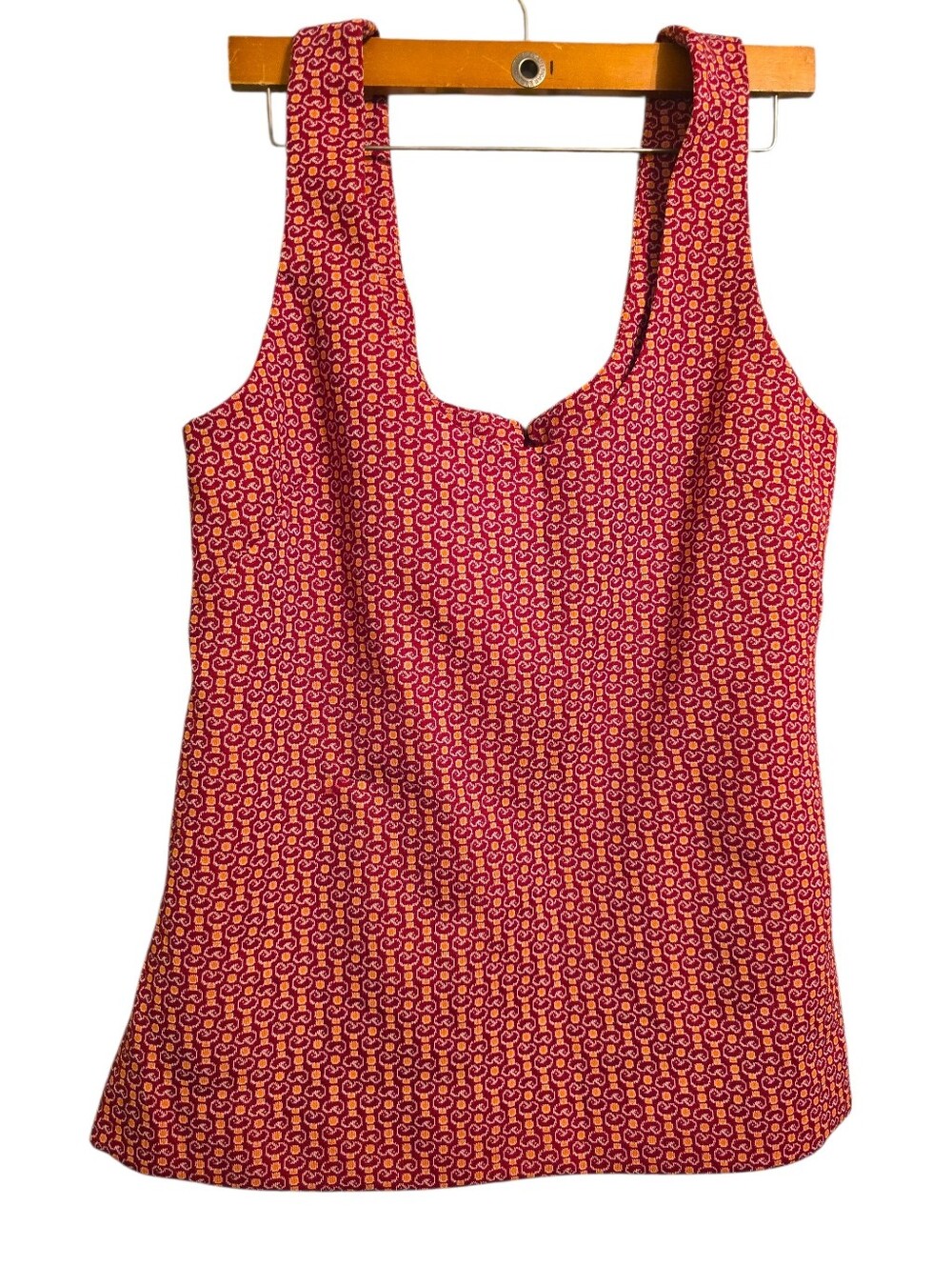 Vintage | Red Polyester Tank